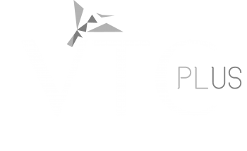 VTC PLUS - logo négatif